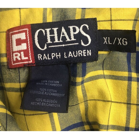 RALPH LAUREN CHAPS Men's Shirt Vintage Size XL - Picture 3 of 10